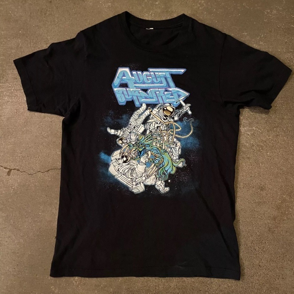 Vintage August‎ Burns Red Shirt Men Small Band Metalcore